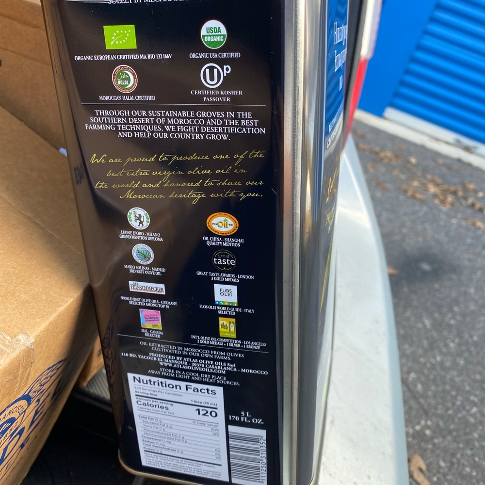 Morocco oil olives 5 litre
